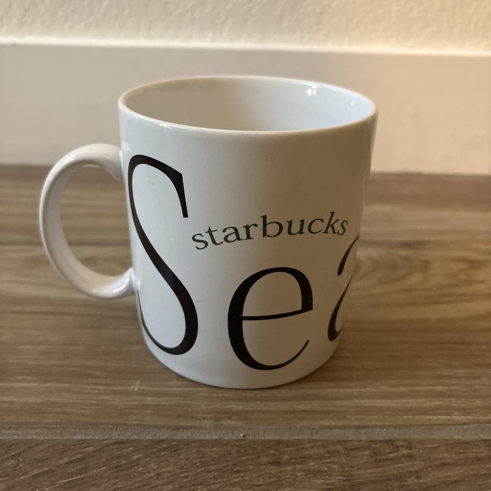 Starbucks Space Needle Seattle City Mug Collector Series Ceramic Coffee Cup 18oz